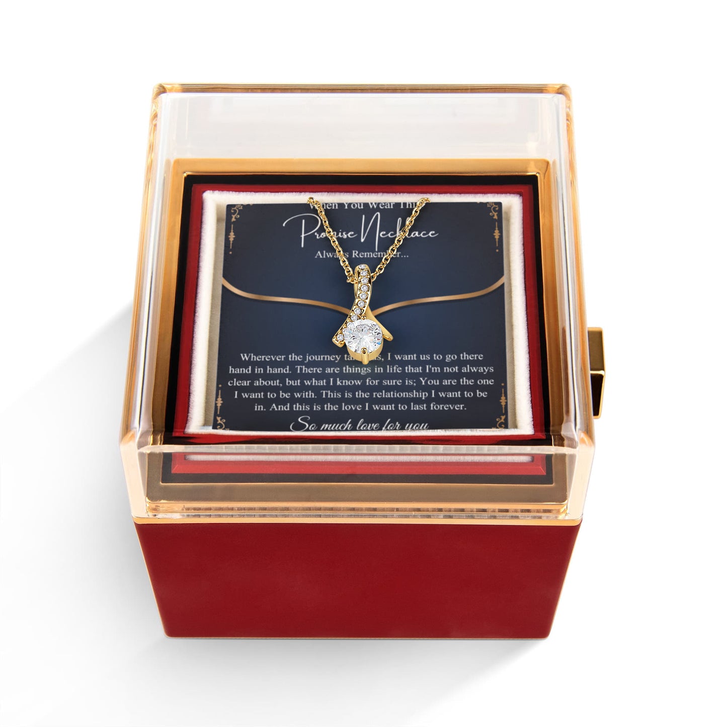 Romantic Birthday Gift, Promise Necklace for Her
