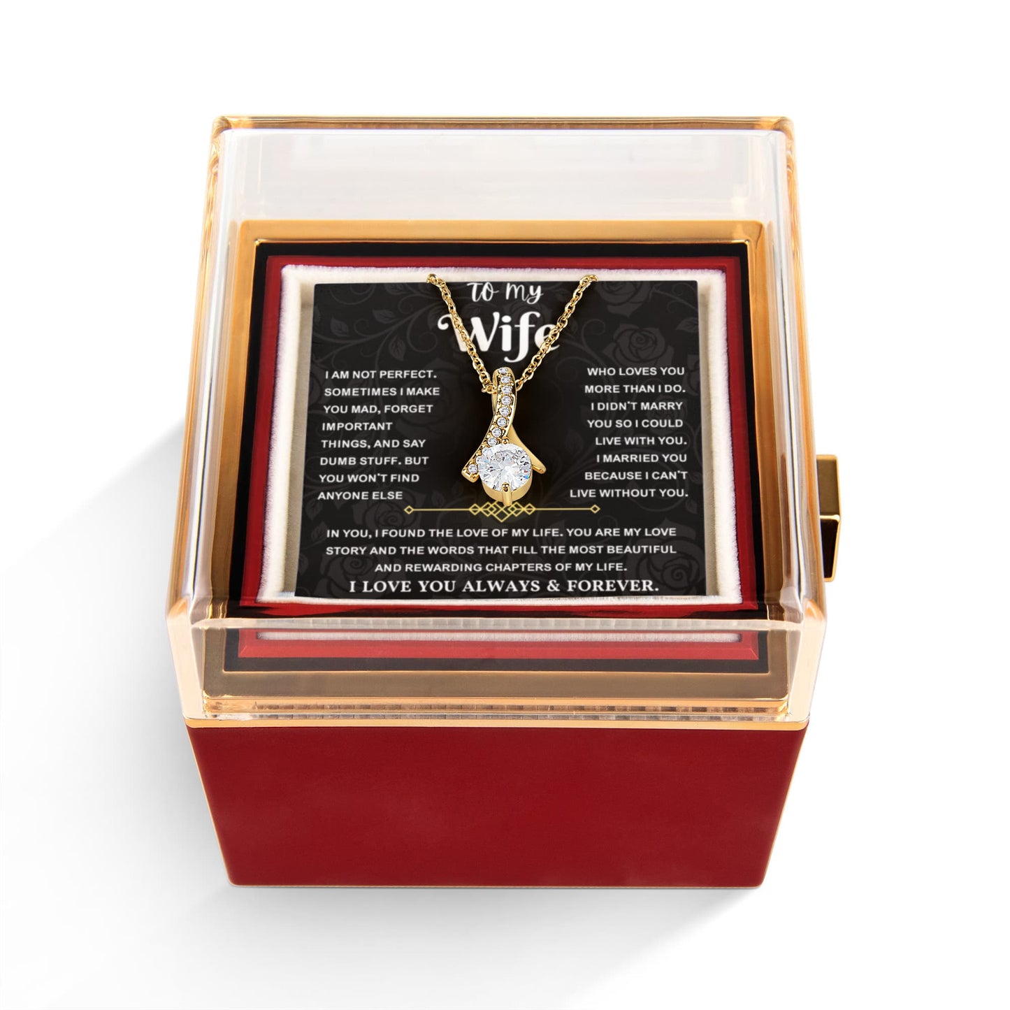 Valentine Gifts for Wife, When Your Wife Wears It, She Radiates Pure Love