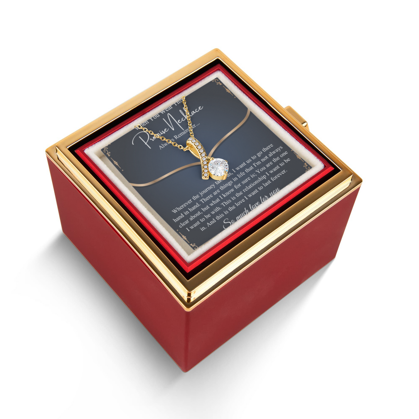 Romantic Birthday Gift, Promise Necklace for Her