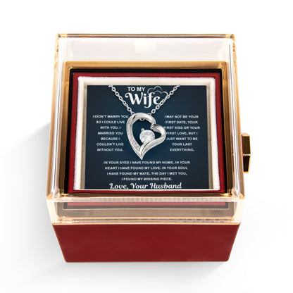 Best Gifts for Wife, When Your Wife Puts It On, Her Heart Shines Through