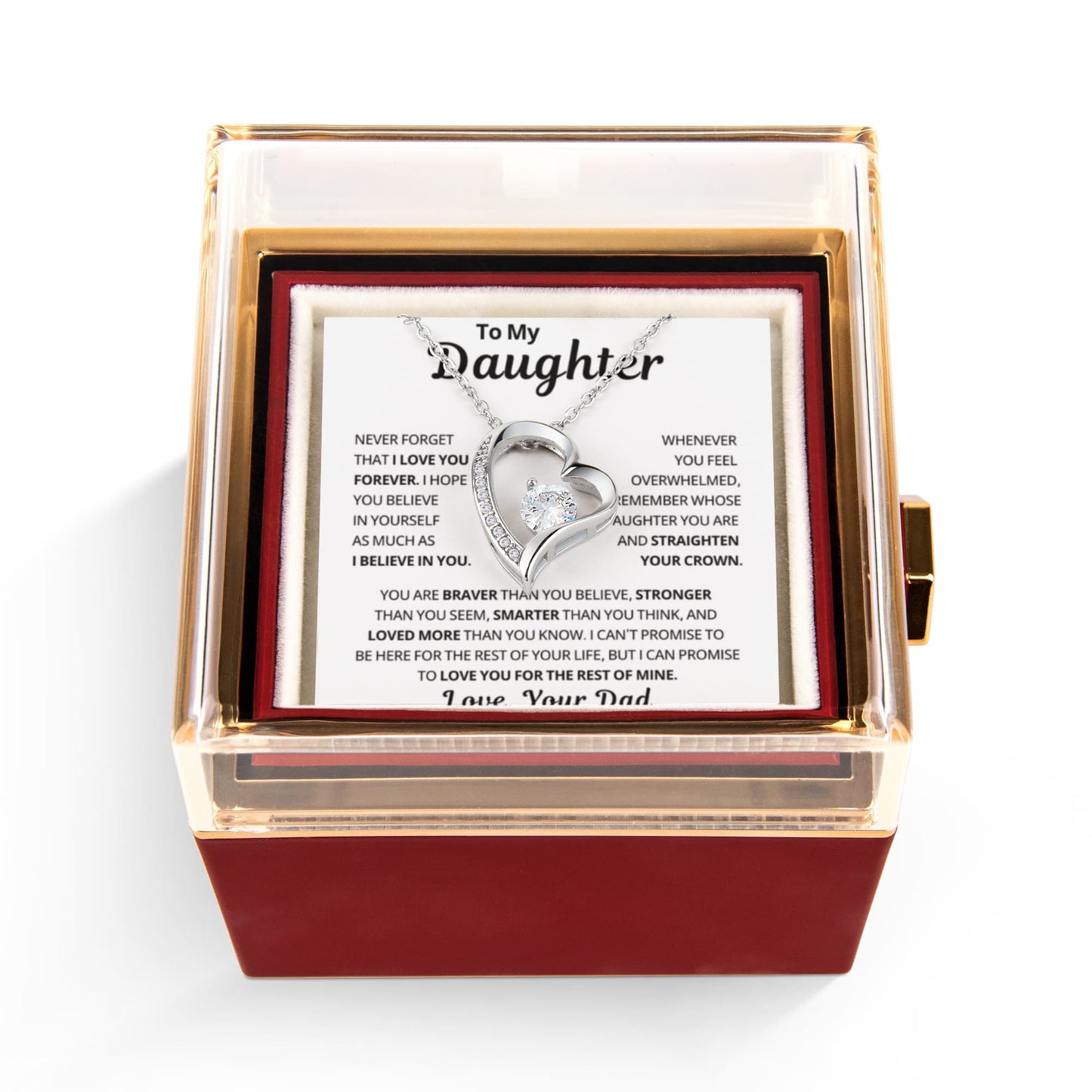 Mother Daughter Necklace, It Highlights The Warmth in Her Smile