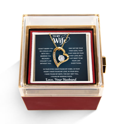 Best Gifts for Wife, When Your Wife Puts It On, Her Heart Shines Through