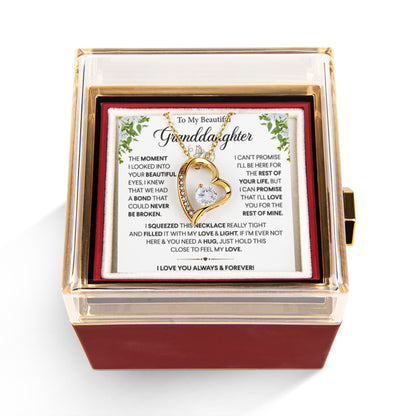 To My Granddaughter Necklace, Christmas Gifts for Granddaughter