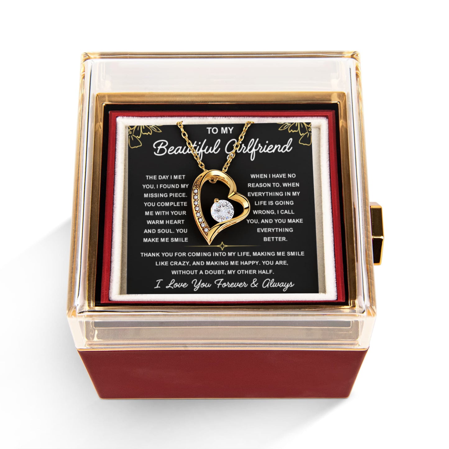 Necklace from Boyfriend, Seeing Your Girlfriend Wear It Makes Her Glow