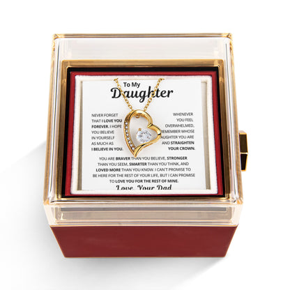 Mother Daughter Necklace, It Highlights The Warmth in Her Smile