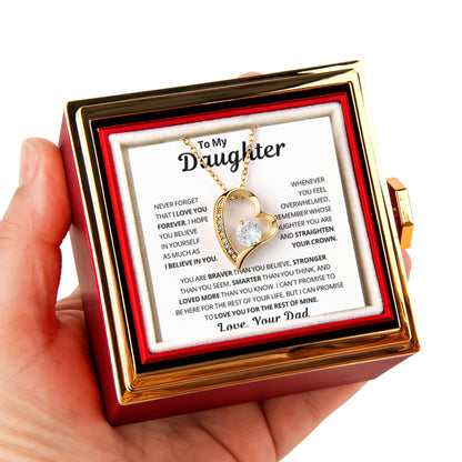 Mother Daughter Necklace, It Highlights The Warmth in Her Smile