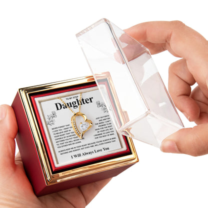 To My Bonus Daughter Necklace, Christmas Gifts for Her