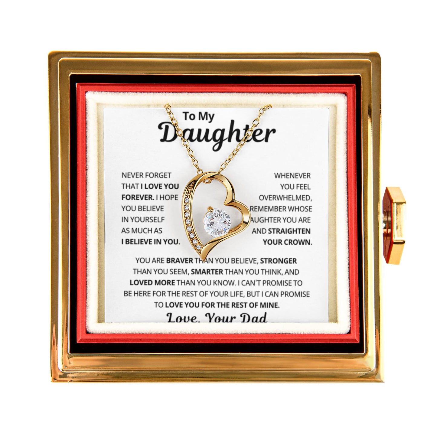 Mother Daughter Necklace, It Highlights The Warmth in Her Smile
