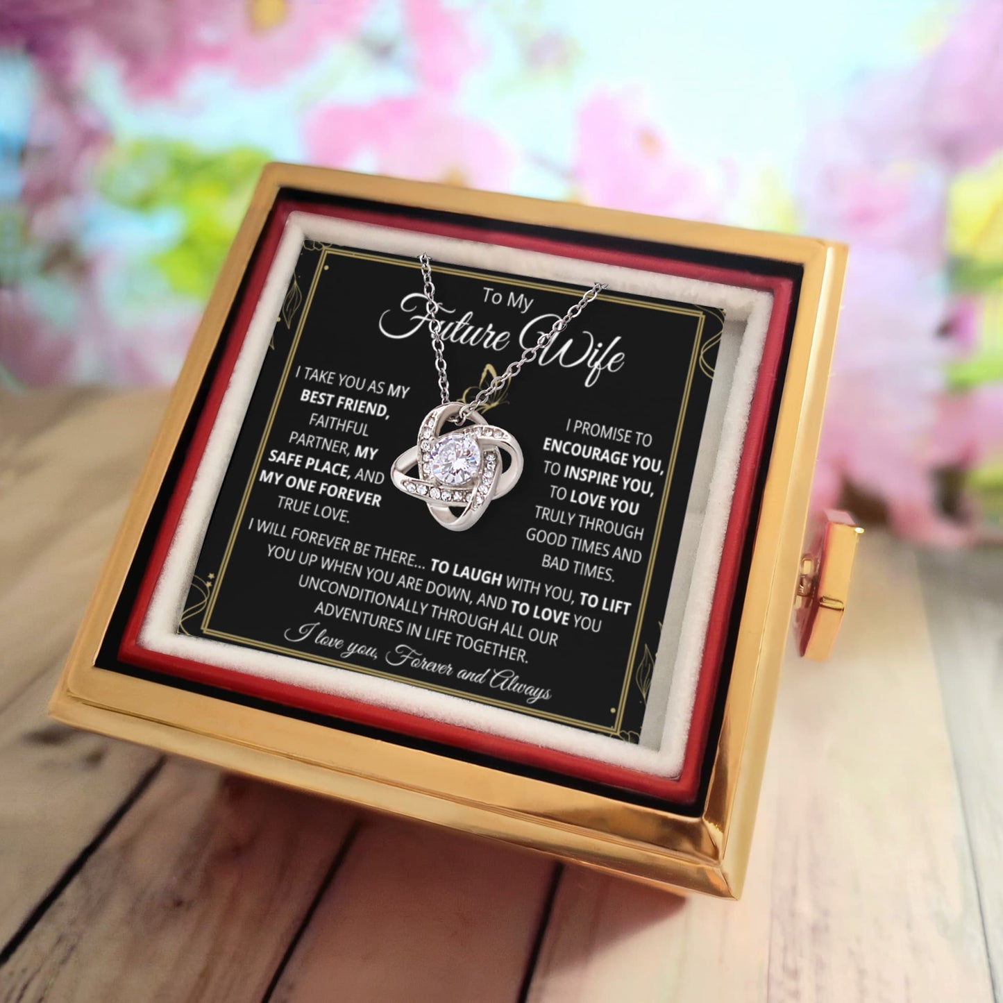 To My Future Wife Necklace, Every Moment Shines When She Wears This Necklace