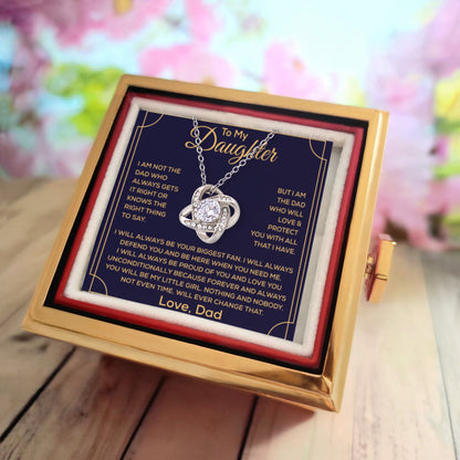 To My Beautiful Daughter Necklace, It Enhances The Magic In Her Smile