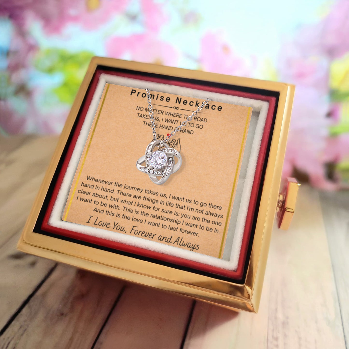 Promise Necklace For My Girlfriend, Promise Necklaces Gift For Soulmate