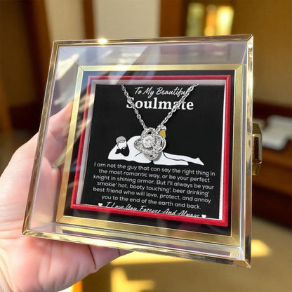 Soulmate Necklace For Her, When She Wears It, Your Soulmate Shines