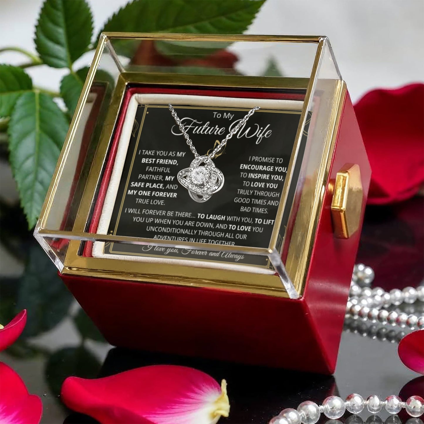 To My Future Wife Necklace, Every Moment Shines When She Wears This Necklace