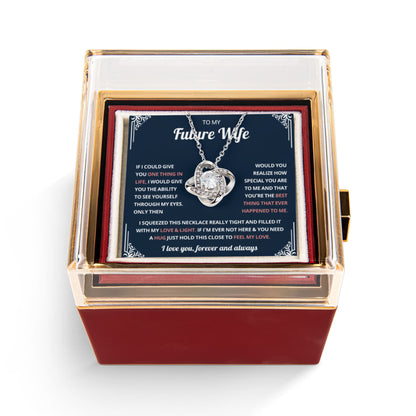 To My Soulmate jewelry, Necklace With Message Card