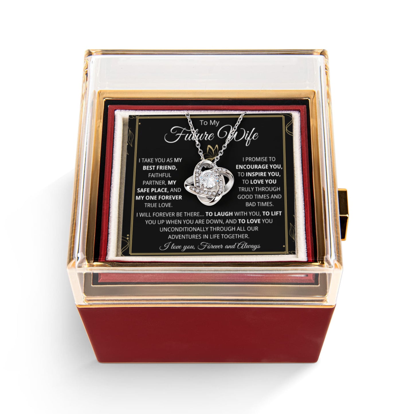 To My Future Wife Necklace, Every Moment Shines When She Wears This Necklace