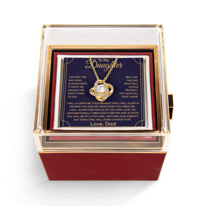 To My Beautiful Daughter Necklace, It Enhances The Magic In Her Smile