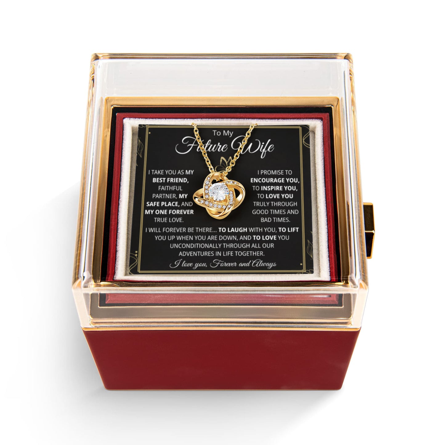 To My Future Wife Necklace, Every Moment Shines When She Wears This Necklace