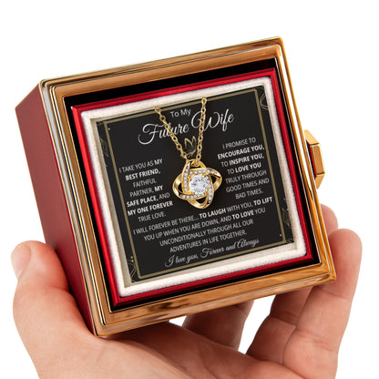 To My Future Wife Necklace, Every Moment Shines When She Wears This Necklace