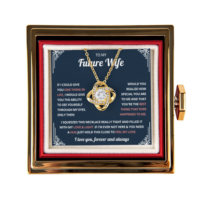 To My Soulmate jewelry, Necklace With Message Card
